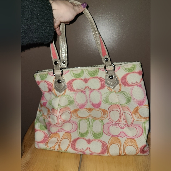 Certified authentic large coach bag tote - Picture 4 of 4